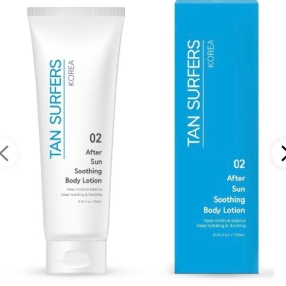 Tan Surfers After sun soothing sunburn body lotion cooling non-sticky moisturize - Picture 1 of 8